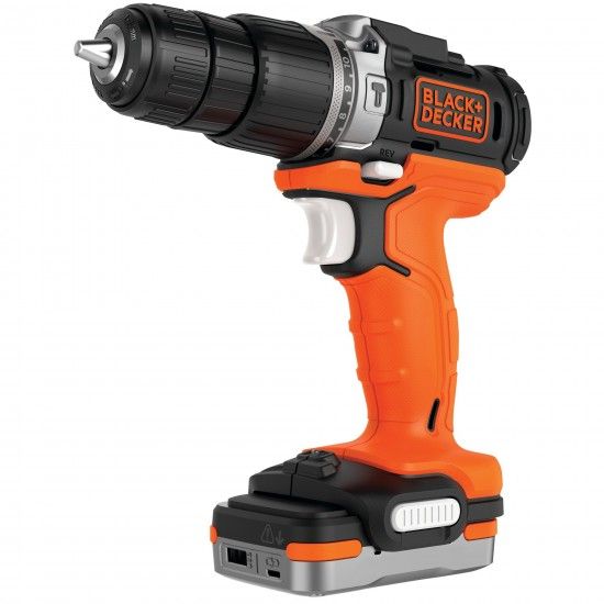 Aparafusadora com Percusso 12V 1,5Ah Litio ref.BDCHD12S1 BLACK DECKER