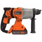 Martelo SDS-Plus 18V com 2 baterias 2,5Ah e mala ref.BCD900E2K BLACK DECKER