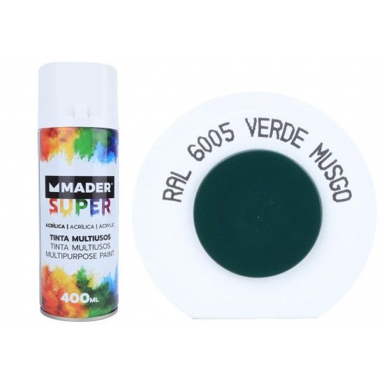 Tinta Spray, Acrlico, Ref. 6005, Verde Musgo ref. 79773 MADER