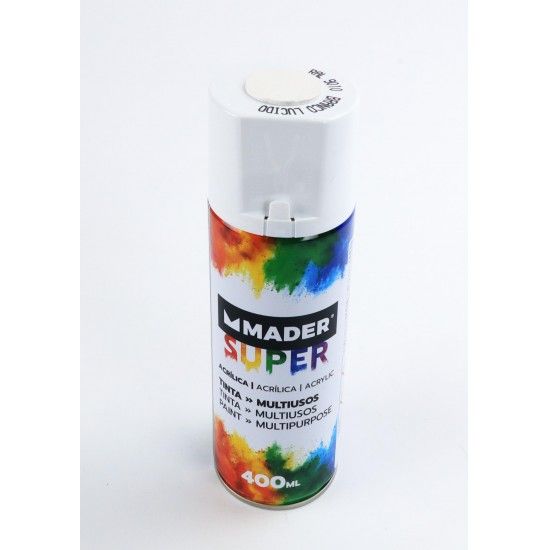 Tinta Spray, 400mL, 9010 - Branco Lcido ref. 79743 MADER