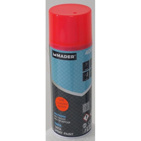 Tinta Spray, Fluorescente Orange, Ref. 1006, 400ml ref. 79430 MADER