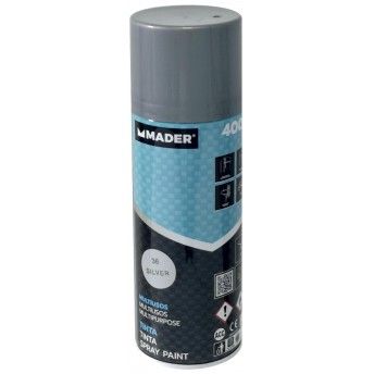 Tinta Spray Multiusos, Silver, Ref. 36, 400ml ref. 79404 MADER