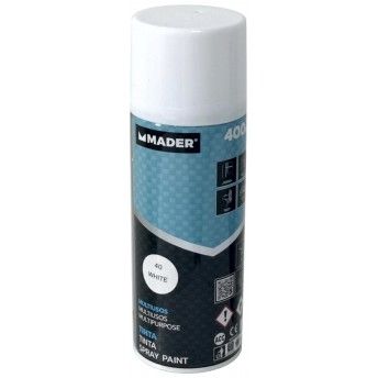 Tinta Spray Multiusos, White, Ref. 40, 400ml ref. 79400 MADER