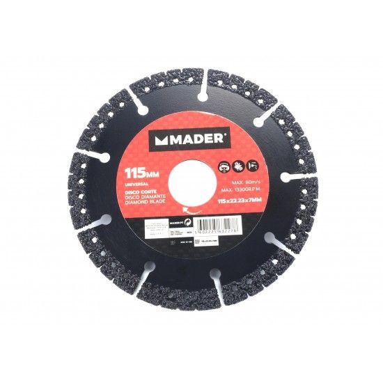 Disco Corte, Universal, 115mm ref. 63227 MADER