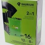 Pulverizador de Presso 2 em 1, Manual e Bateria, 16L  ref. 48523 SAURIUM