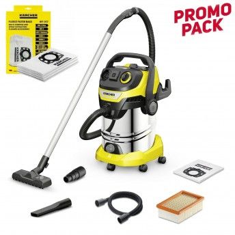 Aspirador WD 6 P S V-30/6/22/T [1.628-360.0] + Sacos filtro KFI357 4P [2.863-314.0]  KARCHER