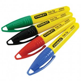 Mini marcador cores sortidas 72p Ref 1-47-329 STANLEY