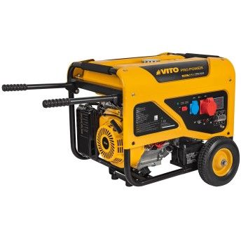 Gerador 8KVA electric start c/ rodas e pega trifsico Ref. VIG8TRL VITO