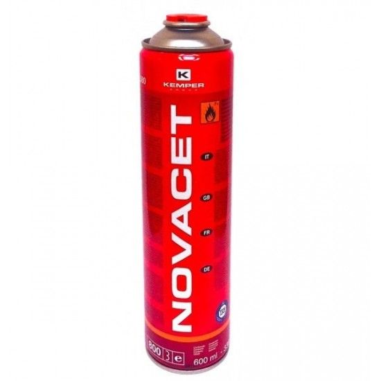 BOTIJA NOVACET (65%BUTANO 25%PROPILENO 10%PROPANO) 600ML
