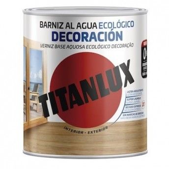 Verniz aquoso incolor mate  750ml TITANLUX