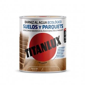 VERNIZ POLIURETANO AQUOSO INCOLOR ACETINADO 2.5L ref M27100025 TITANLUX