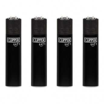 Isqueiro cp11 especial soft finish preto. ref. 90632 CLIPPER