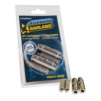 1/4" kit 2 difusores + 2 conectores 71fg000001 ref. 84178 GARLAND