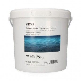 Cloro 5 aces tablete 5kg fuso ref 81700 EDM