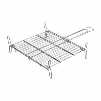 Grelhador duplo 30x30cm edm ref 76842 GOURMET KITCHEN