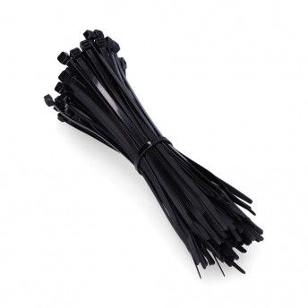 Abraadeira nylon ubn 2,5x200mm preto 100un. ref 48056 FISCHER