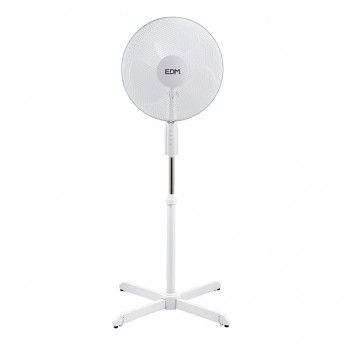 Ventoinha de p. cor branco. potncia: 50w aspas: 40cm altura regulvel 110-130cm ref 33910 EDM