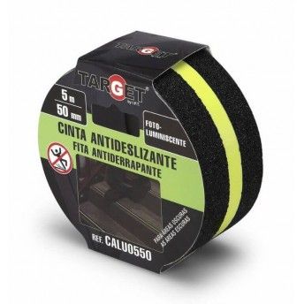 Fita antiderrapante luminiscente  5m x 50mm Ref CALU0550 Target