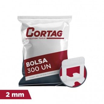 Nivelador Smart 2,0 mm bolsa 300p Ref 62122 Cortag
