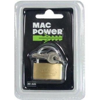 Cadeado de Lato, 30mm  ref 66150 MAC POWER