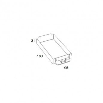 GAVETA P/CAIXA  N1 180x95x31MM SUC