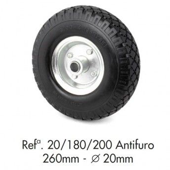 Roda Antifuro 260x20mm ref. 20/180/200