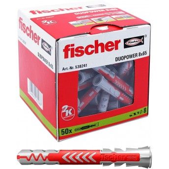 BUCHA DUOPOWER 8x65 50p REF 538241 FISCHER