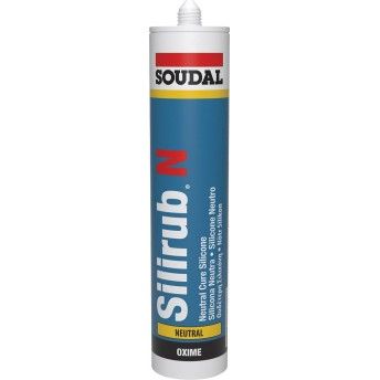 Silicone SiliRub N Transparente 300ml Soudal