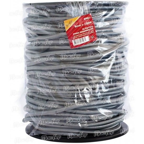 Elástico p/ amar. MacFer EA01 8mm 100m refª 132.0098 MACFER Elástico p/ amar. MacFer EA01 8mm 100m refª 132.0098 MACFER