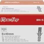 Bucha nylon simples mf BN-S 5mm refª 121.0001 MACFER Bucha nylon simples mf BN-S 5mm refª 121.0001 MACFER