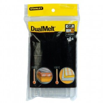 Barras de cola quente Dual 10cm / dimetro 7mm (24 u.)ref.1-GS10DT STANLEY