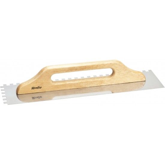 Talocha inox dent. MacFer CN903-1 480x130mm (10x10mm) ref 034.0018 MACFER