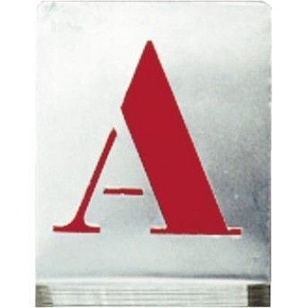 Jg. abecedrio pintar alumnio MacFer APA-01   80mm ref 007.0039 MACFER