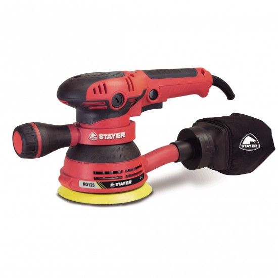 Lixadora Rotorbital  125mm RO 125 +30 lixas ref 1.3163 STAYER