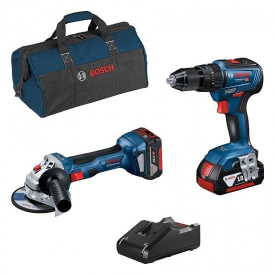 BERBEQUIM COM PERCUSSO A BATERIA GSB 18V-55 Professional ref. 0615990M4A BOSCH