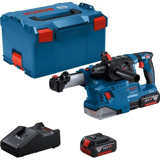 Martelo GBH 18V-22 (2x4.0Ah)+ Sistema extrao p GDE 18V-12 + L-BOXX 238 Ref 0611924003 BOSCH