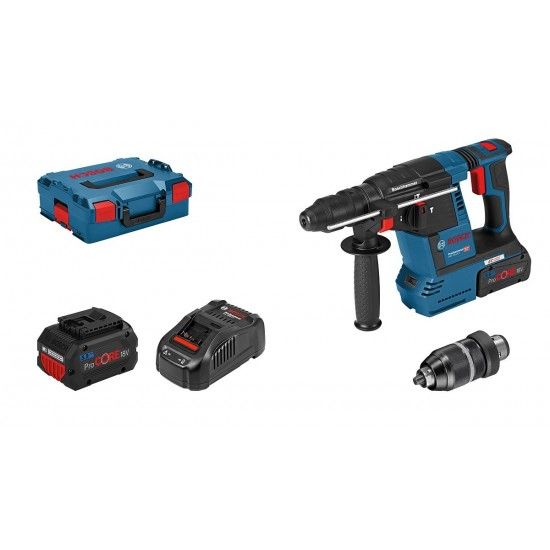 Martelo perfurador sem fio SDS plus GBH 18V-26 F ref 061191000F BOSCH