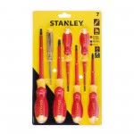 Jogo 7 chaves fenda isoladas Stanley STHT60031-0 Jogo 7 chaves fenda isoladas Stanley STHT60031-0