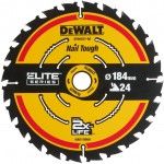 Disco DeWalt 184x20mm 24 dentes RTS Elite DT10624-QZ (DT10401-QZ)