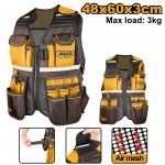 Kit tansporte e arrumao Ingco Mochila (HBP01028) + Bolsa 16" (HTBG281628) +Bolsa L35*W32cm (HTBP01