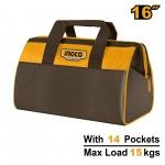 Kit tansporte e arrumao Ingco Mochila (HBP01028) + Bolsa 16" (HTBG281628) +Bolsa L35*W32cm (HTBP01