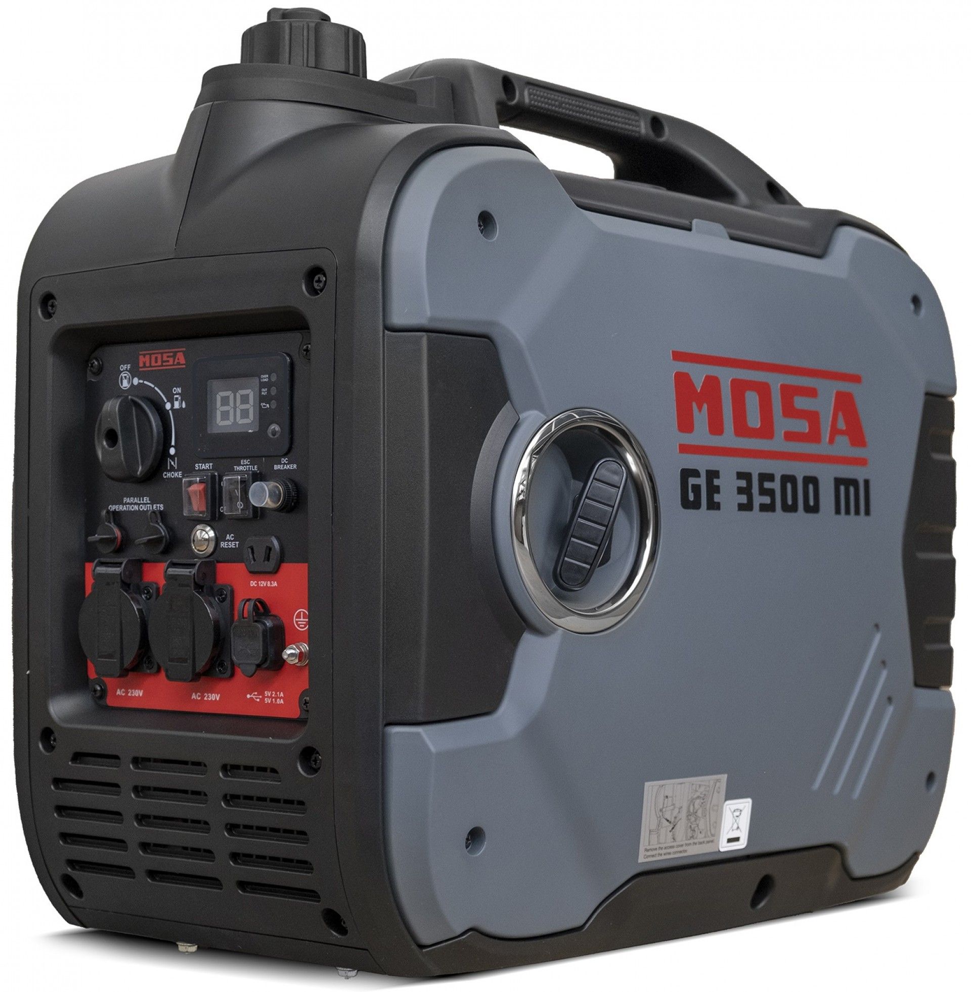 Gerador insonorizado GE-3500 MI 163cc gasolina MOSA