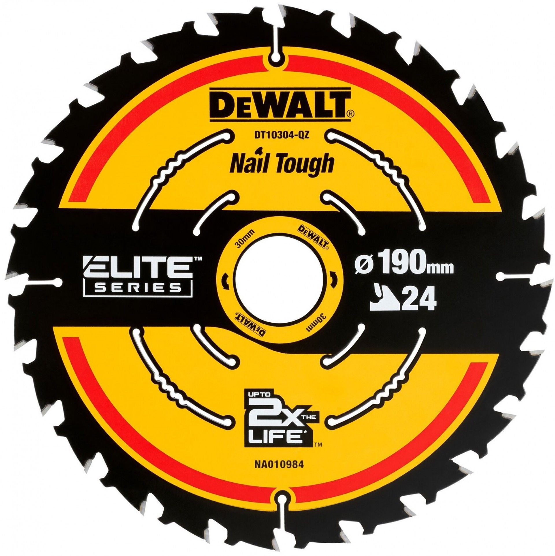 Disco DeWalt 190x30mm 24 dentes RTS Elite DT10304-QZ (DT10402-QZ)