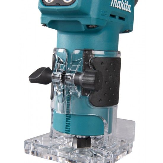 Tupia Makita BL 18V LXT 6mm + bateria 3.0Ah + carregador + mala DRT52SF