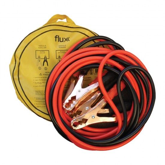 Cabos Bateria 5,00mt 750A ref FCB500750A FLUX