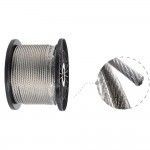 Cabo Aço Revestido 5mm 100mt refª FCAR5100 FLUX Cabo Aço Revestido 5mm 100mt refª FCAR5100 FLUX