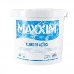 Cloro 10 Açoes Tableta 200gr Bicapa 5Kg refª MC10AT200B5 MAXXIM Cloro 10 Açoes Tableta 200gr Bicapa 5Kg refª MC10AT200B5 MAXXIM
