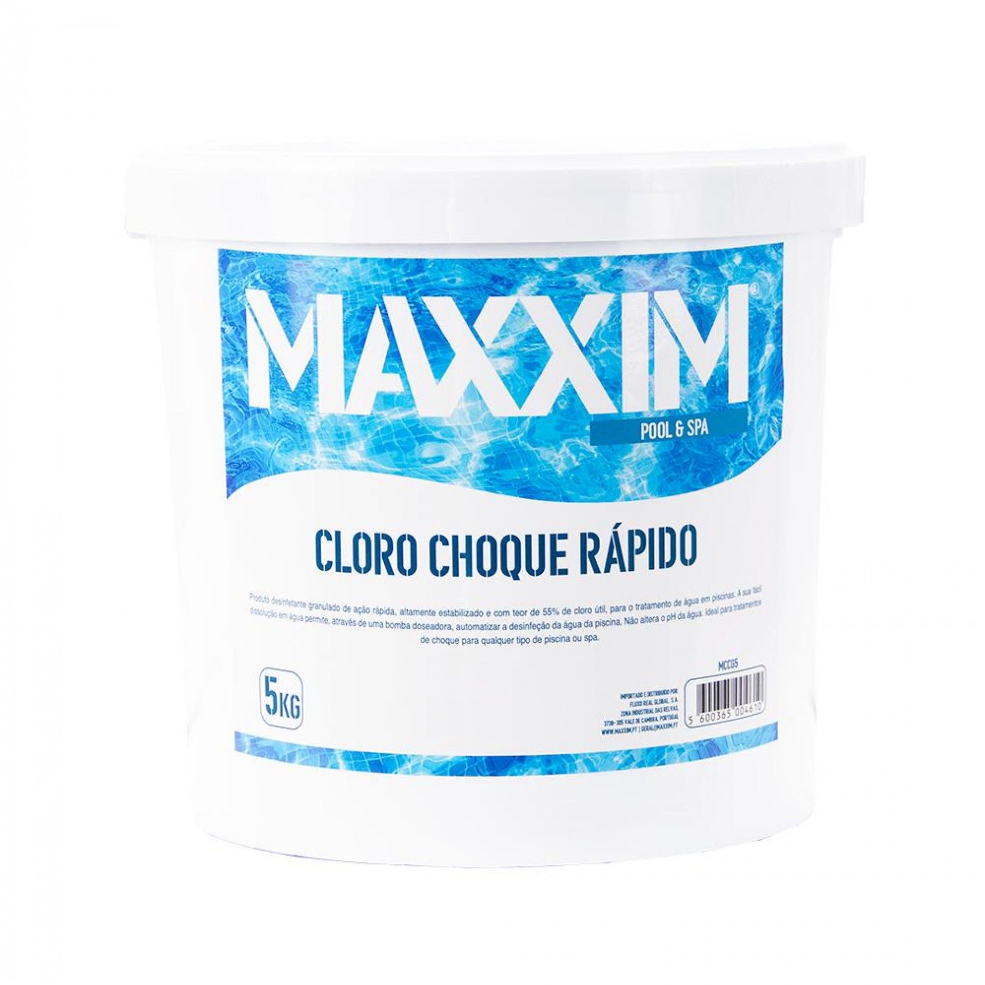 Cloro Choque Granulado 5Kg refª MCCG5 MAXXIM