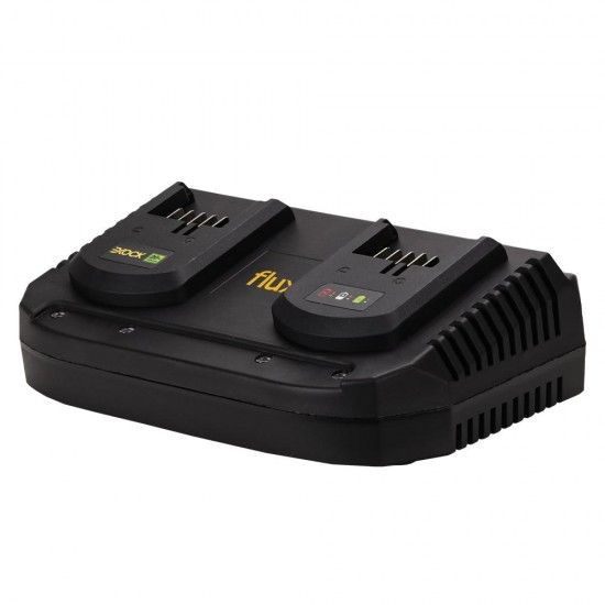 Carregador Rpido Duplo 20V 2x3,5A Exock  ref FCRD20E FLUX