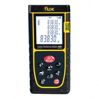 Medidor Distncia Laser Digital Multifunctional 40mts ref FMDLDM40 FLUX